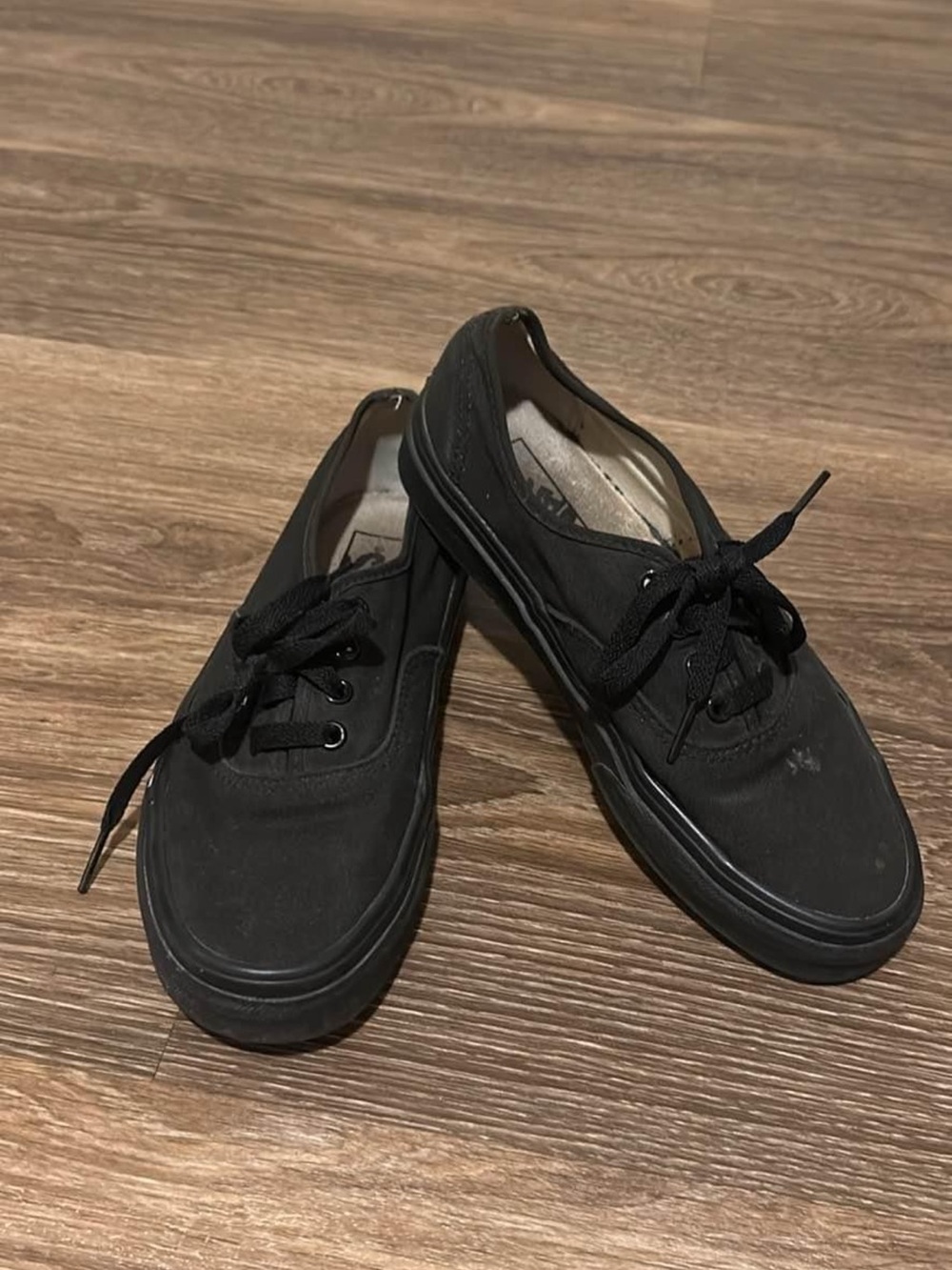 Black vans authentic Lace-Up Sneakers